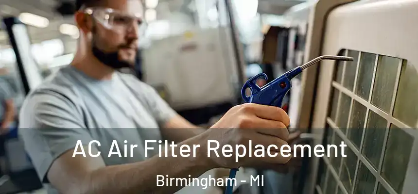 AC Air Filter Replacement Birmingham - MI